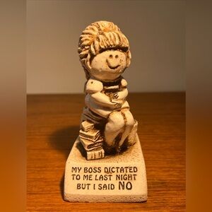 Vintage 1975 Paula Figurine made in Ontario Canada Boss Secretary W162